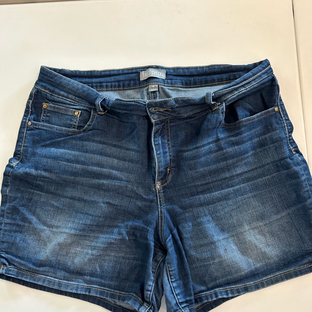 Denim Shorts - Size 18